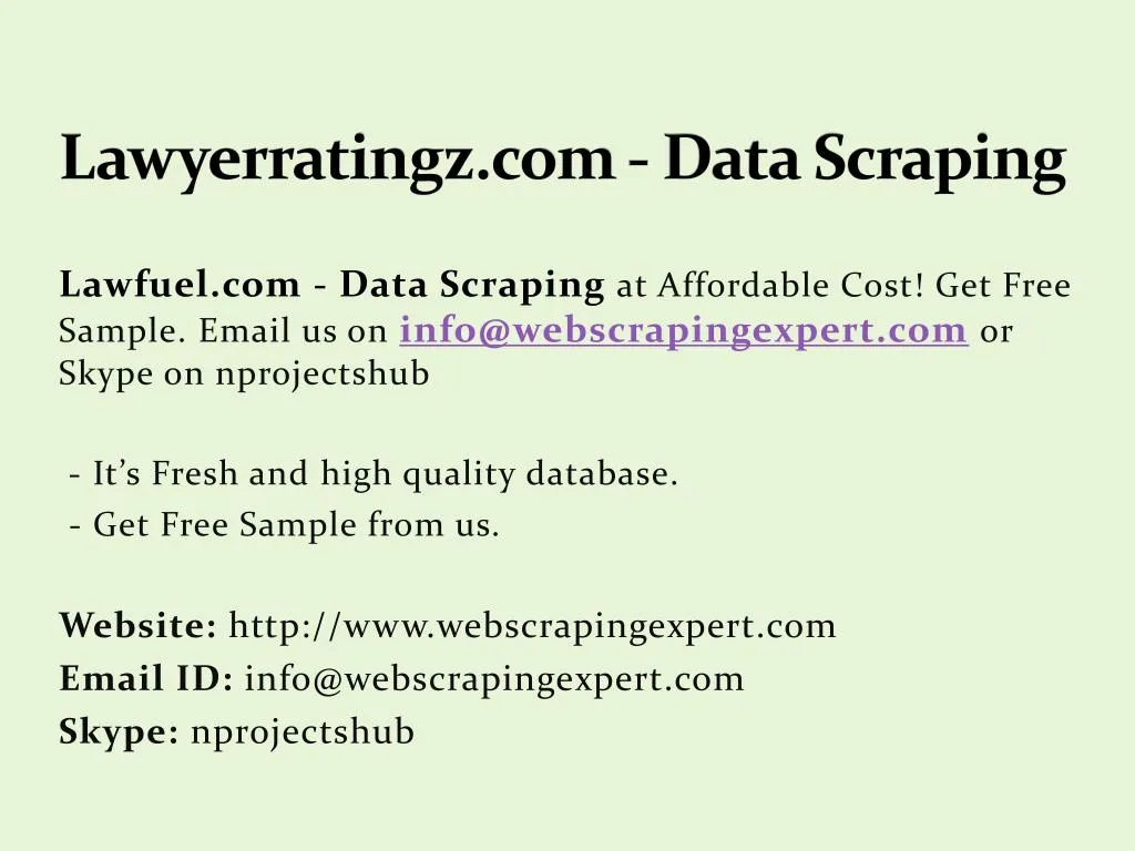 lawyerratingz com data scraping