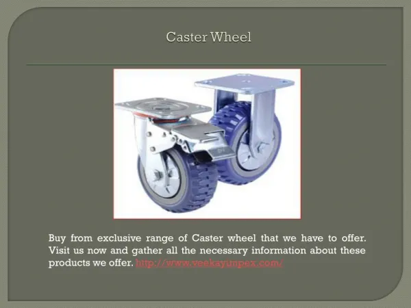 Trolley Caster Wheel