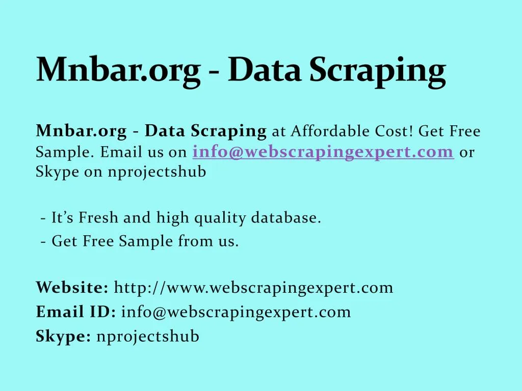 mnbar org data scraping
