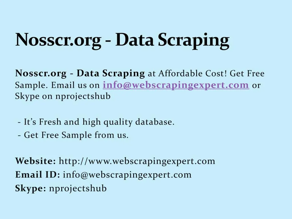 nosscr org data scraping