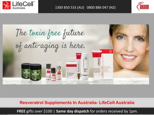 Resveratrol Supplements In Australia- LifeCell Australia