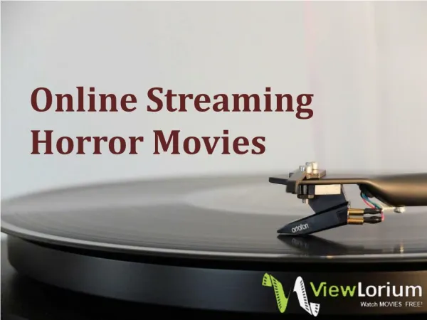 Online Streaming Horror Movies