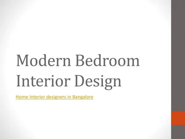 Home Interior Designers at Bangalore