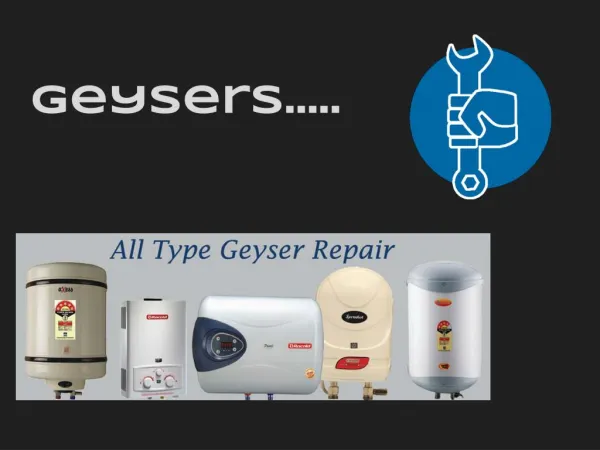 Geyser Repairs & Services in Hyderabad