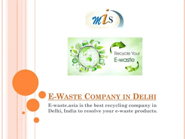 Best E-Waste Company in Delhi