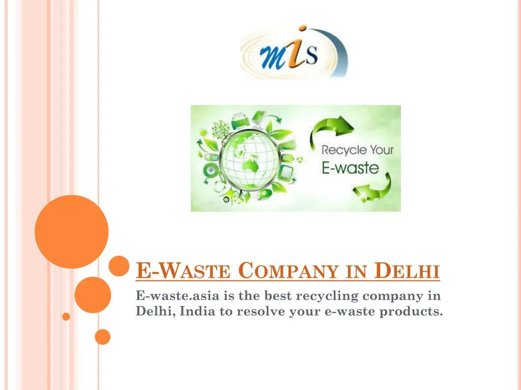 e waste company in delhi