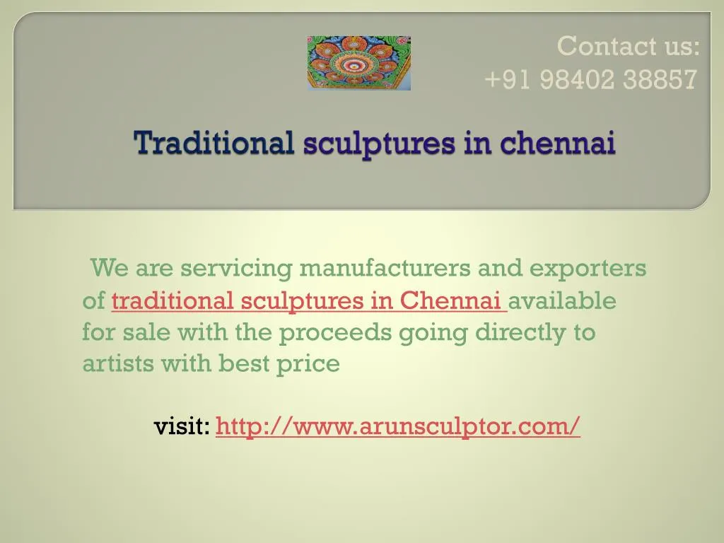 traditional sculptures in chennai