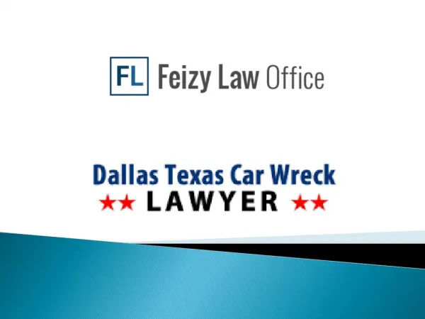 Dallas Plano Car Wreck Lawyer