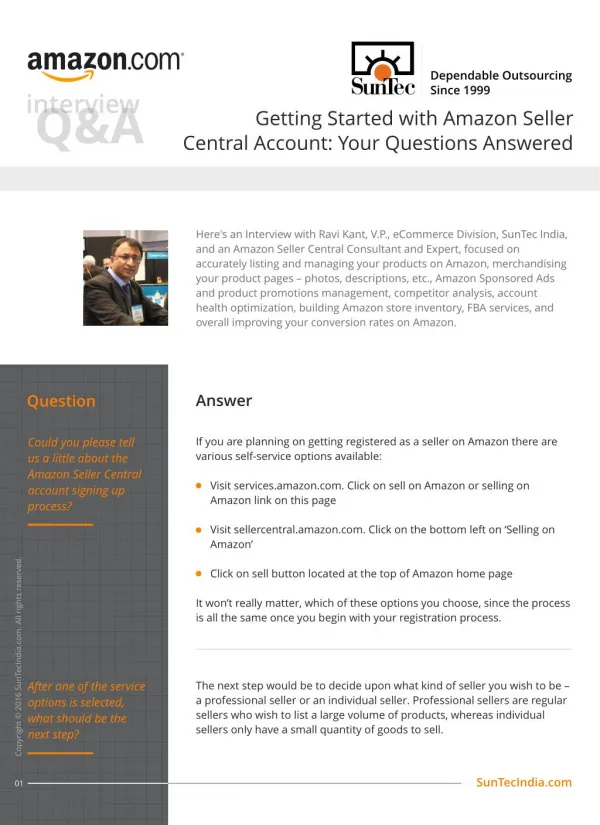 Getting Started with Amazon Seller Central Account Your Questions Answered