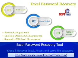 Excel password breaker - slide 1