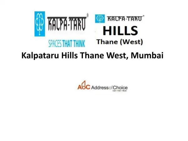 Kalpataru Hills New Project Thane | call 91 8000377231