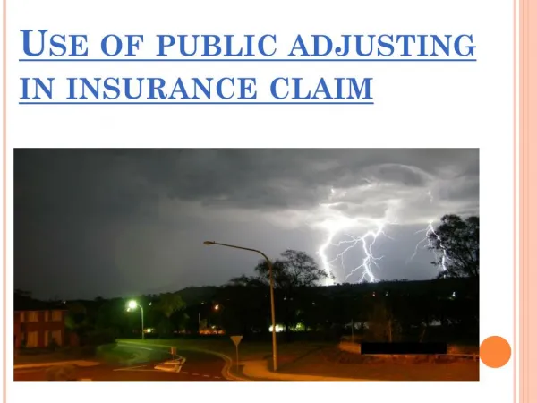 Hire best Public Insurance Adjusters