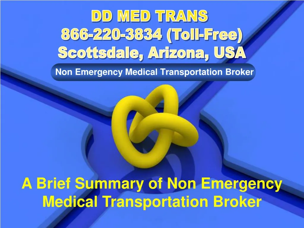 non emergency medical transportation broker