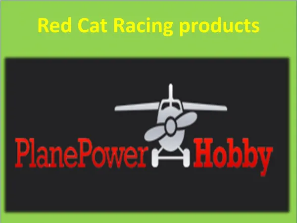 Red Cat Racing products