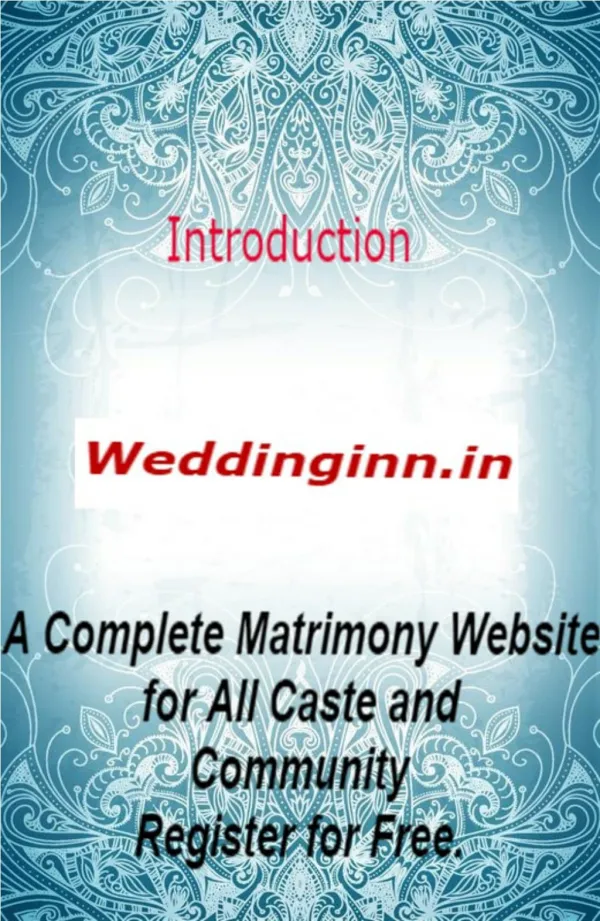 One Stop Solution For Your Matrimonial Needs