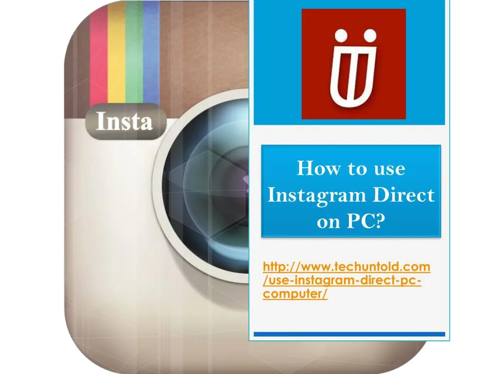how to use instagram direct on pc