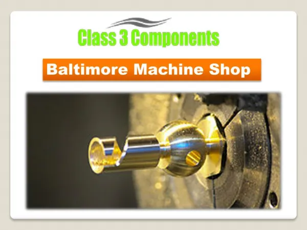 Baltimore Machine Shop