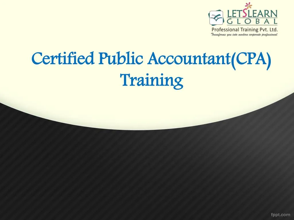 certified public accountant cpa training