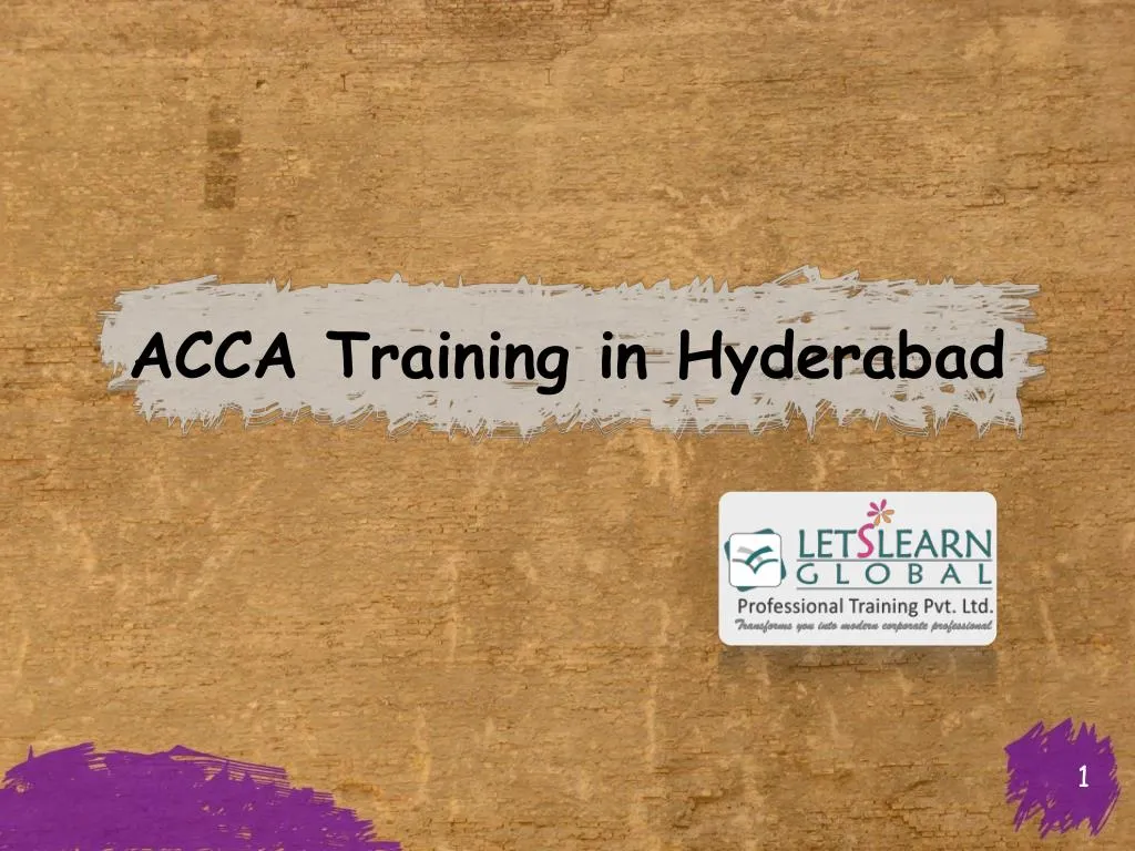 acca training in hyderabad