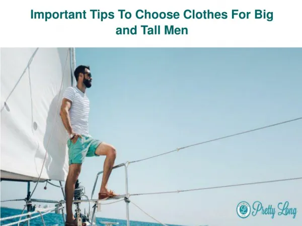 Big and Tall Mens Clothing