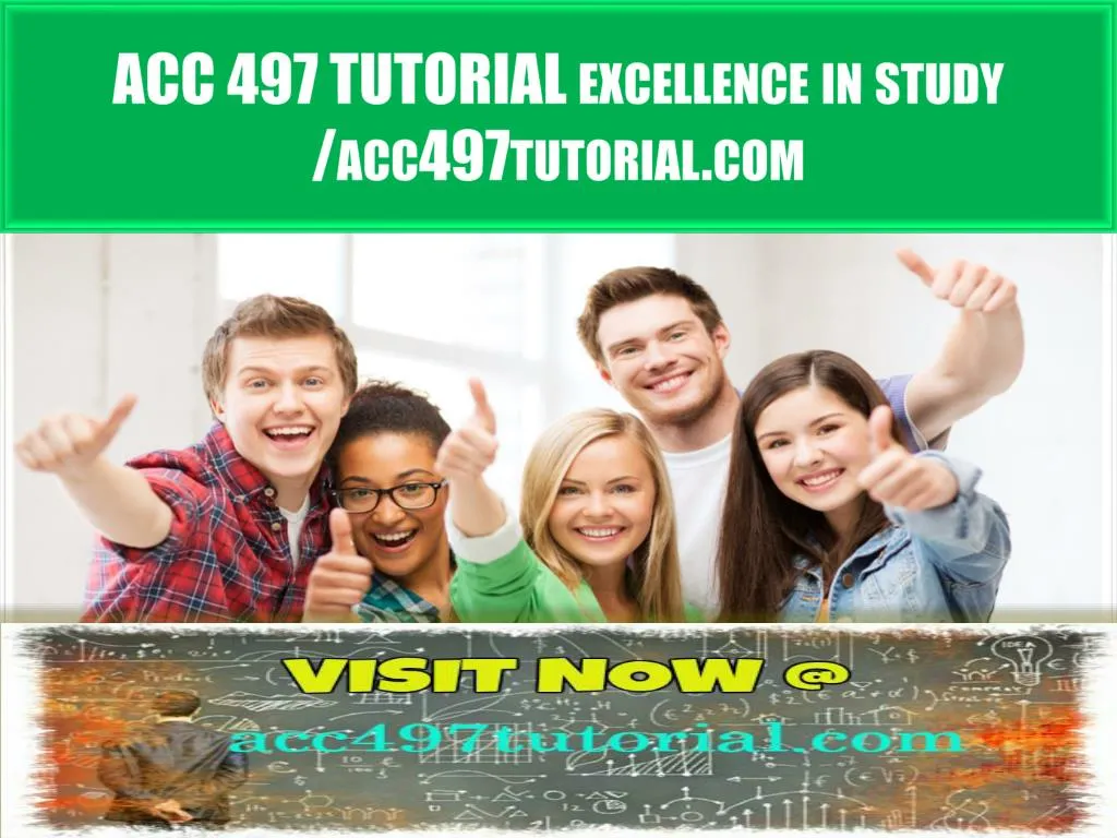 acc 497 tutorial excellence in study acc497tutorial com