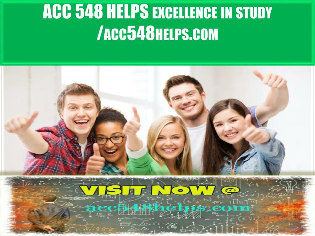 acc 548 helps excellence in study acc548helps com