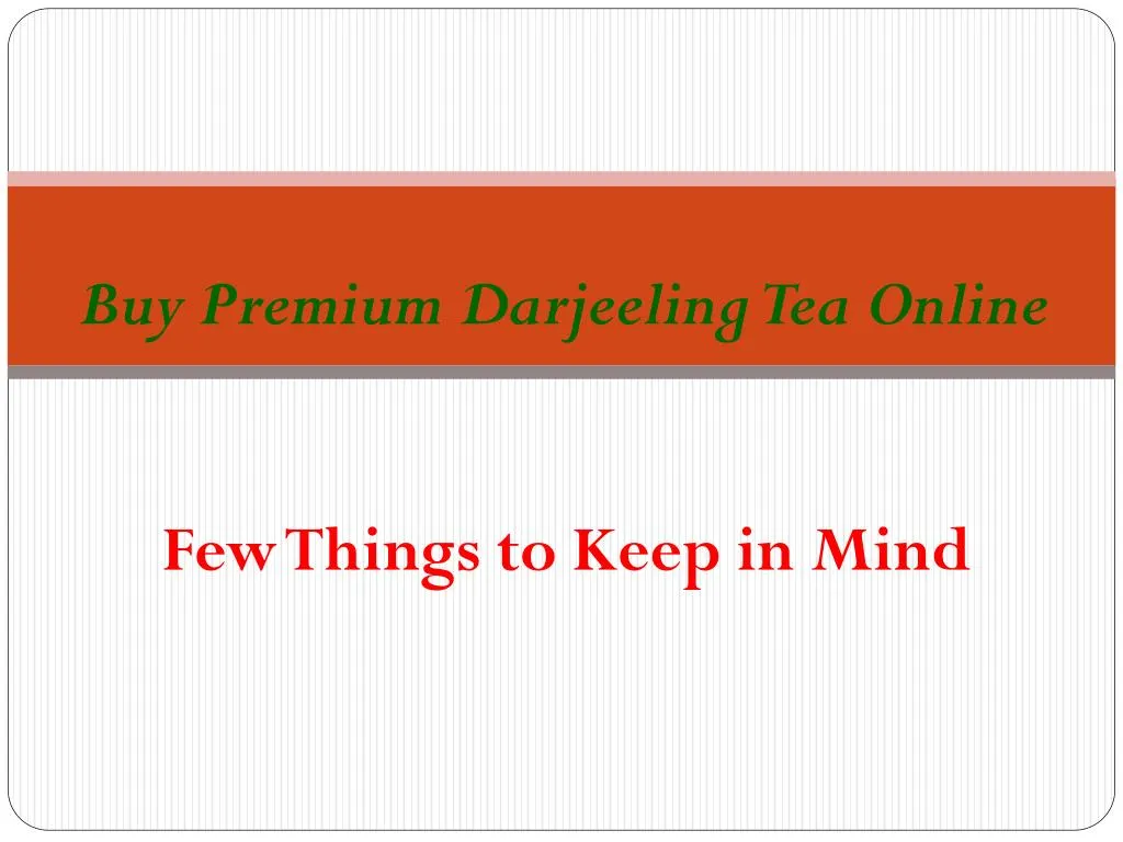 buy premium darjeeling tea online