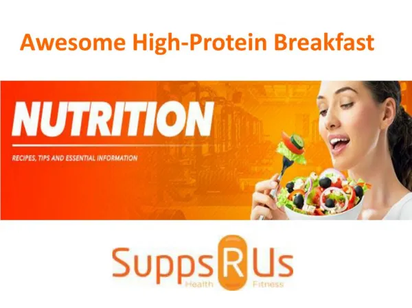 Awesome High-Protein Breakfast