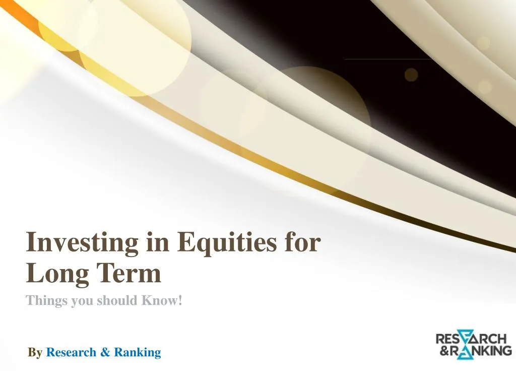 investing in equities for long term