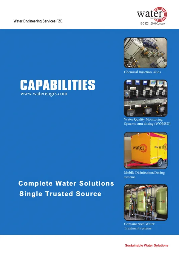 capabilities water engineering Services FZE