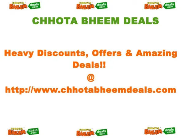 Chhota Bheem Deals - Best Offers & Heavy Discounts