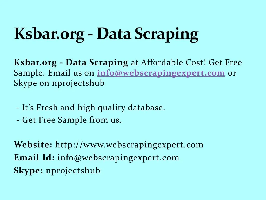 ksbar org data scraping