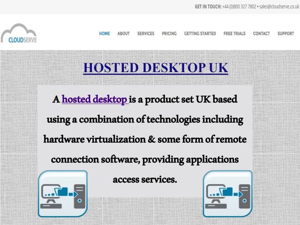 hosted desktop uk