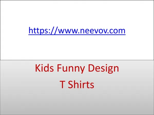 Black Colour Kids Funny Design T Shirts