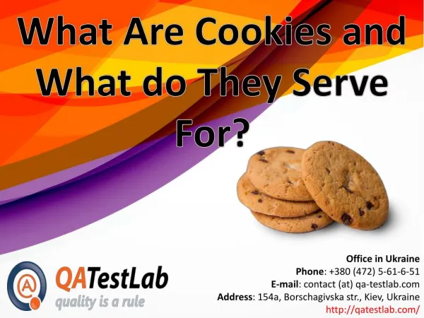 What Are Cookies and What Do They Serve for?