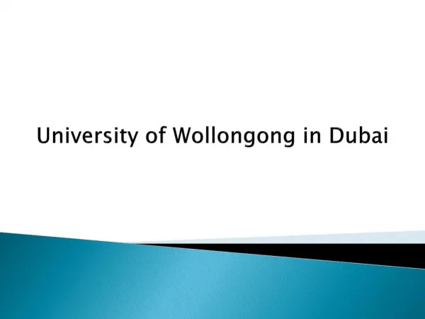 University in Dubai