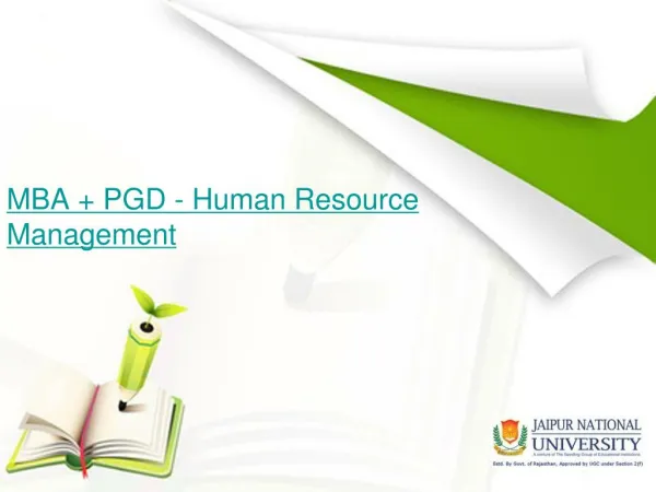 MBA PGD - Human Resource Management