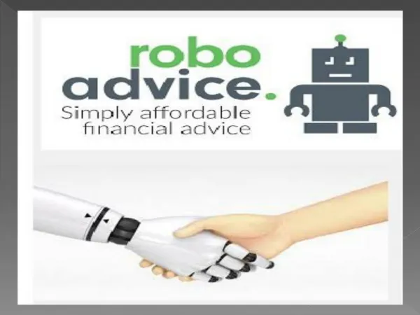 Simon Bottle - Robo Advice - Wealth Management
