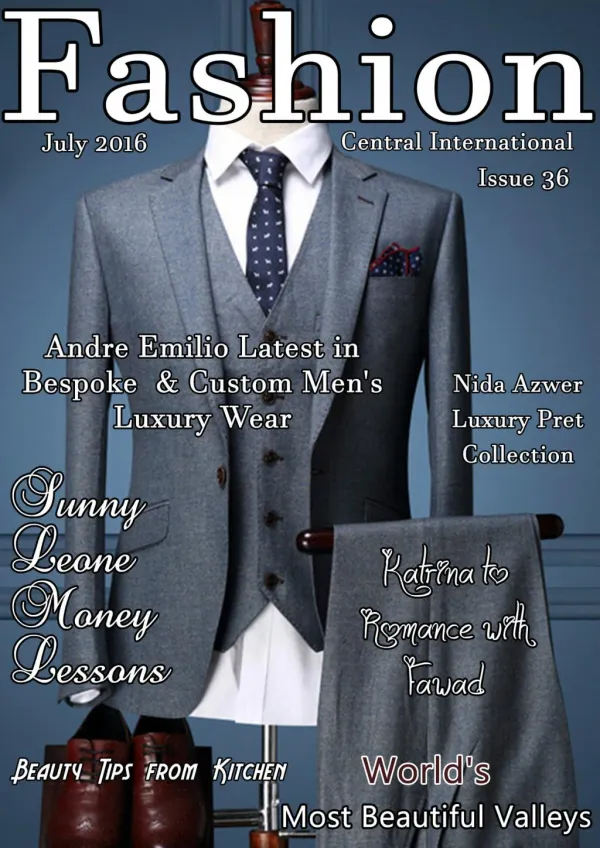 Fashion Central International Magazine August Issue 2016