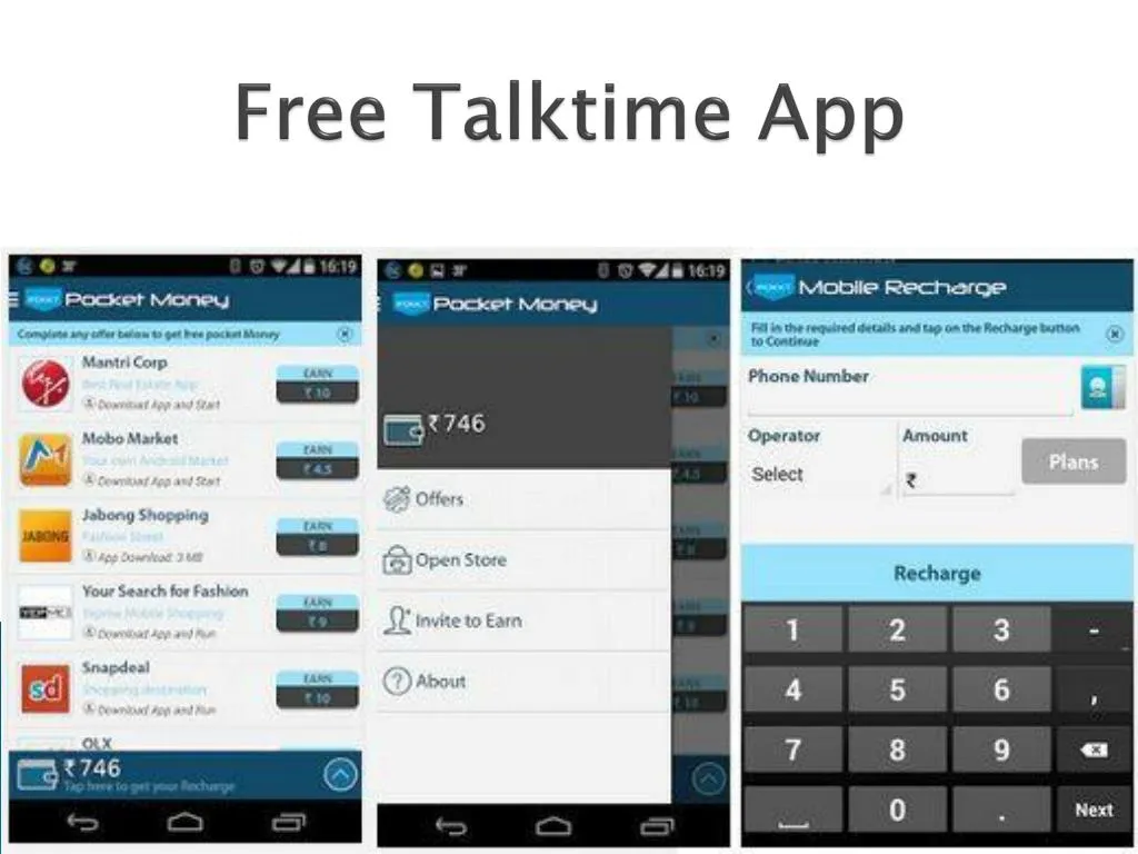 free talktime app
