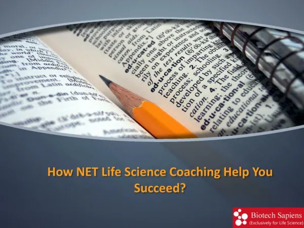 How NET Life Science Coaching Help You Succeed?