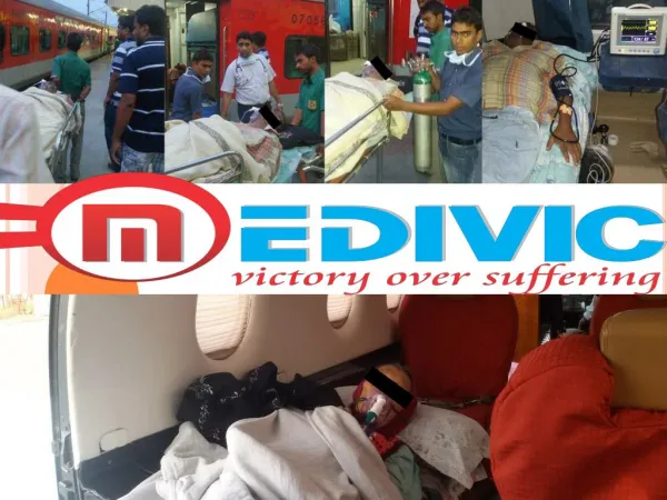 Medivic Aviation Air and Train Ambulance Services in Delhi and Bhopal