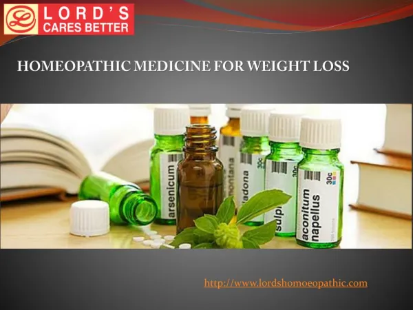 Homeopathic Medicine For Weight Loss