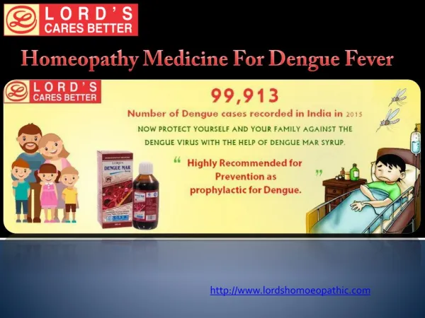 Homeopathy Medicine For Dengue Fever