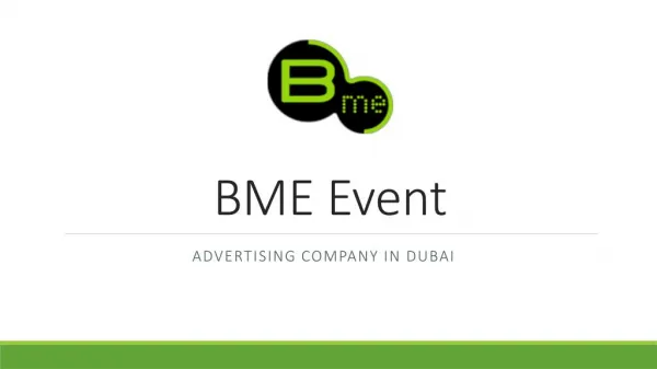 Advertising Company in Dubai