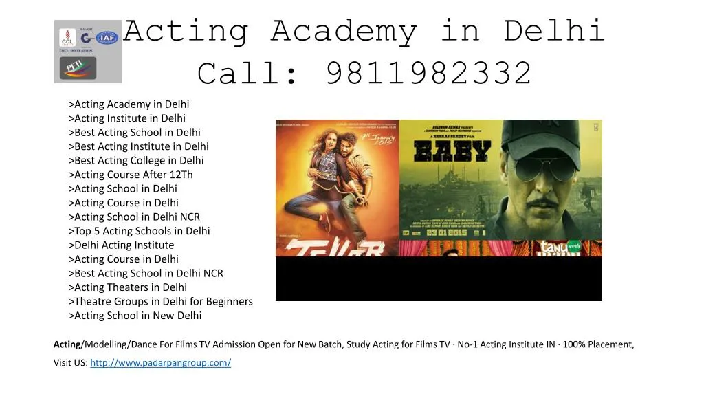 acting academy in delhi call 9811982332