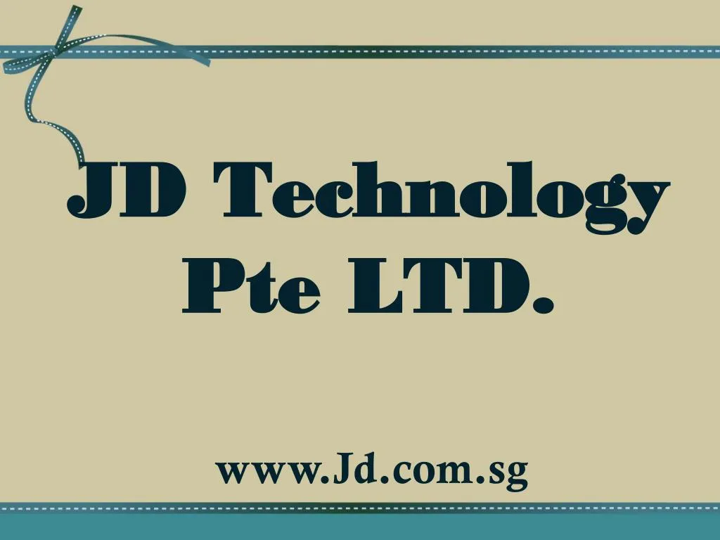 jd technology pte ltd