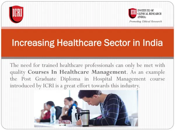 Increasing Healthcare Sector in India