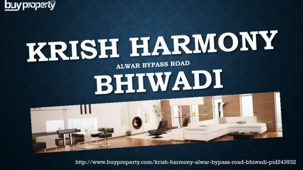 Krish Harmony in Alwar Bypass Road, Bhiwadi - BuyProperty