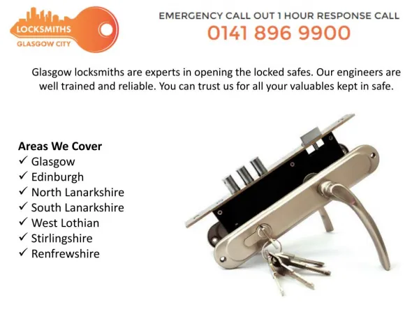 Emergency locksmith Glasgow